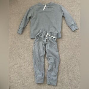 Childhoods Clothing Stone Blue Boxy Sweatshirt and Jogger Set, 4t